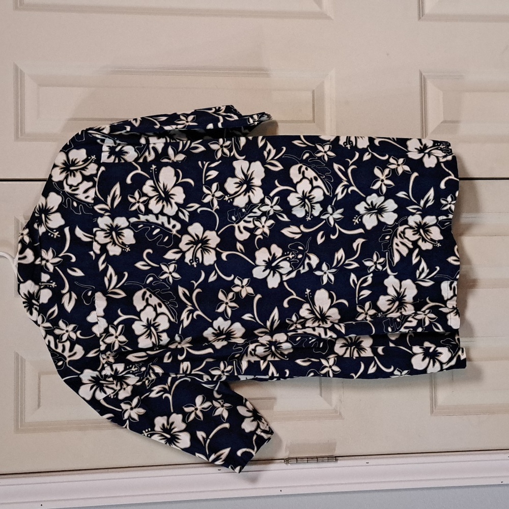 Hawaiian Original Men's Blue Floral Shirt - Picture 2 of 3